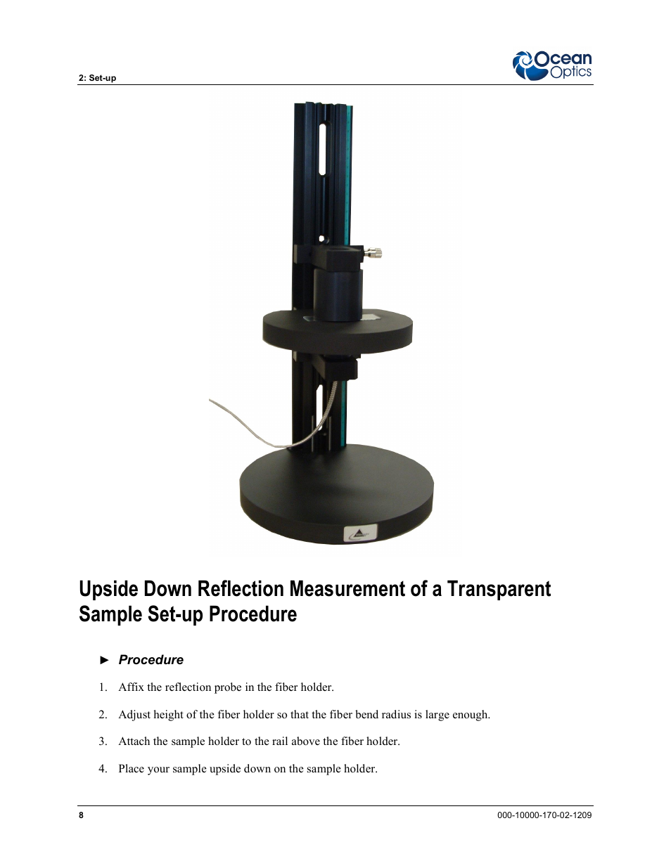 Ocean Optics RTL Reflection Stage User Manual | Page 16 / 22