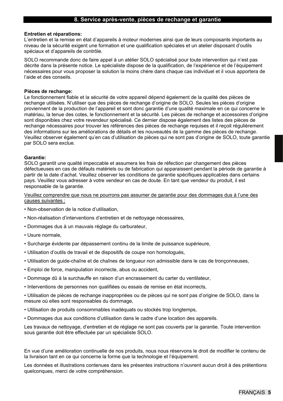 SOLO 462 Handbetätigte Druckspritze User Manual | Page 17 / 32