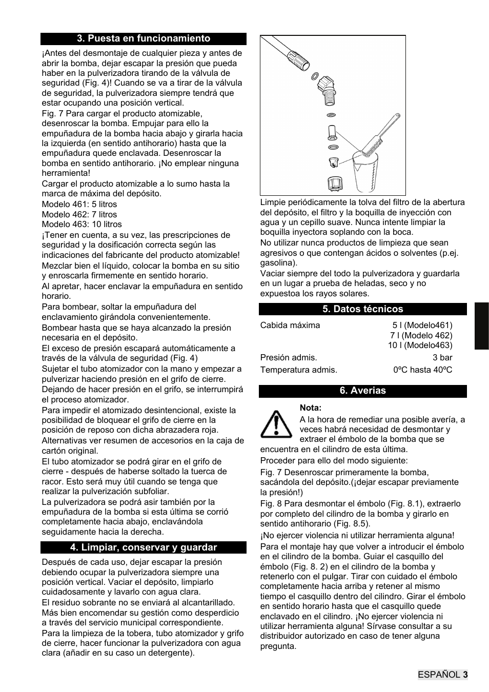 SOLO 462 Handbetätigte Druckspritze User Manual | Page 19 / 32