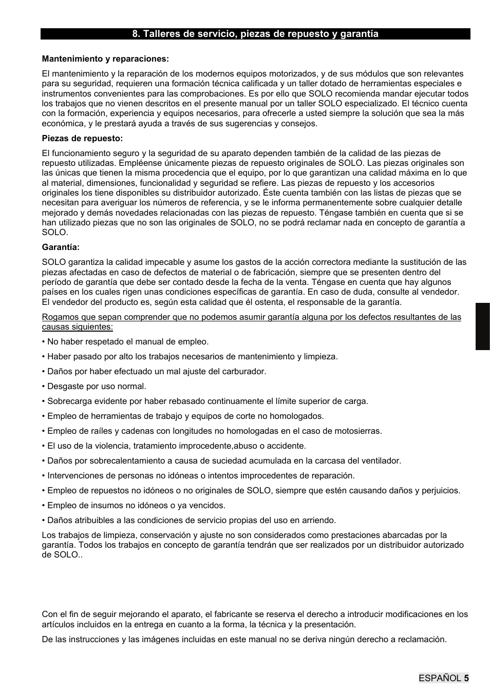SOLO 462 Handbetätigte Druckspritze User Manual | Page 21 / 32