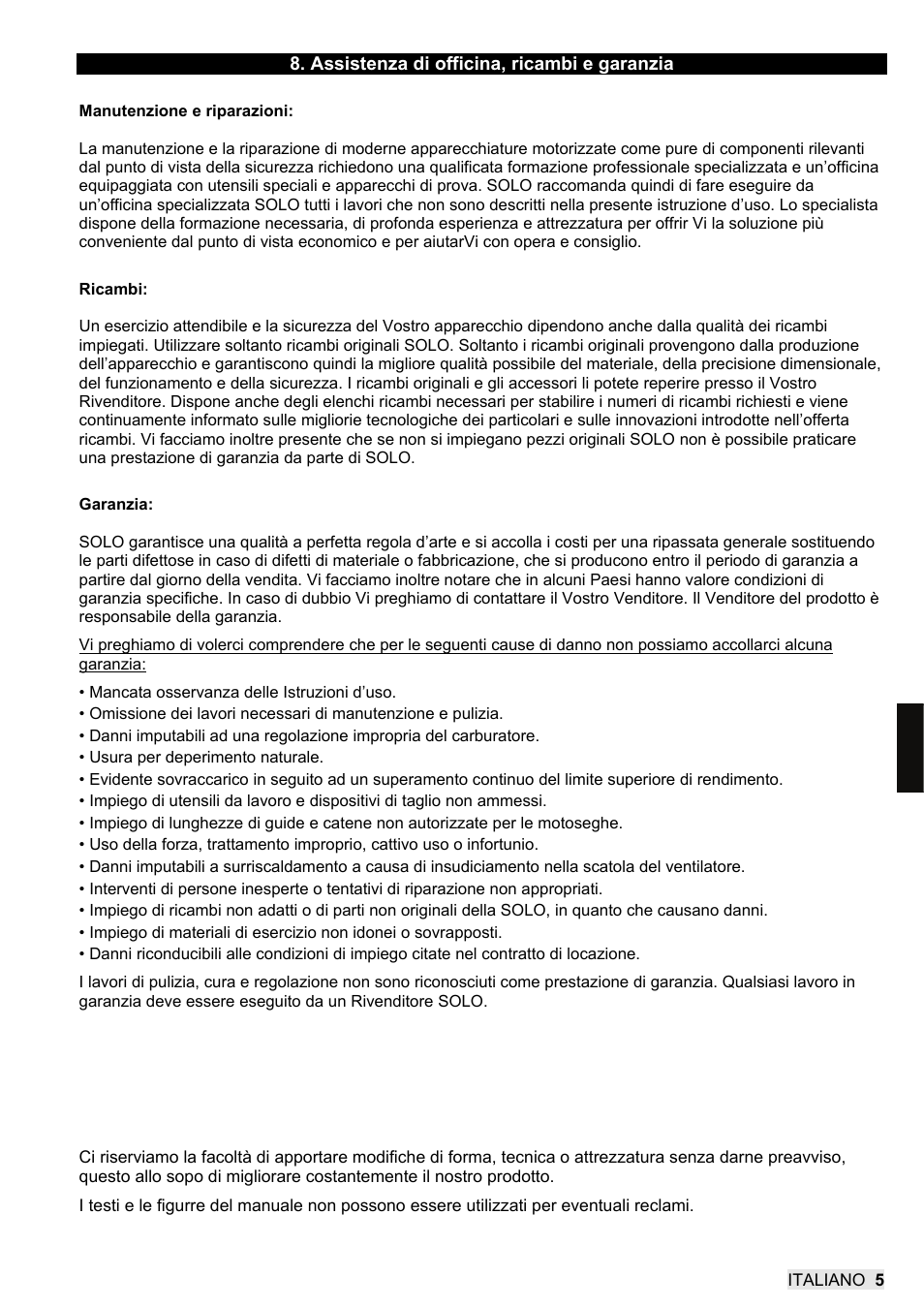 SOLO 462 Handbetätigte Druckspritze User Manual | Page 25 / 32