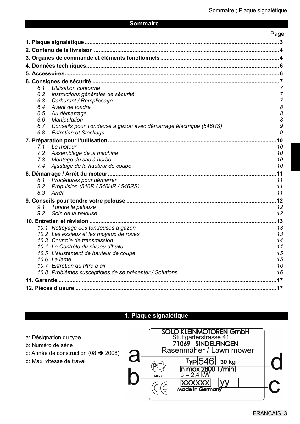 SOLO 546R Rasenmäher _2013 User Manual | Page 35 / 68