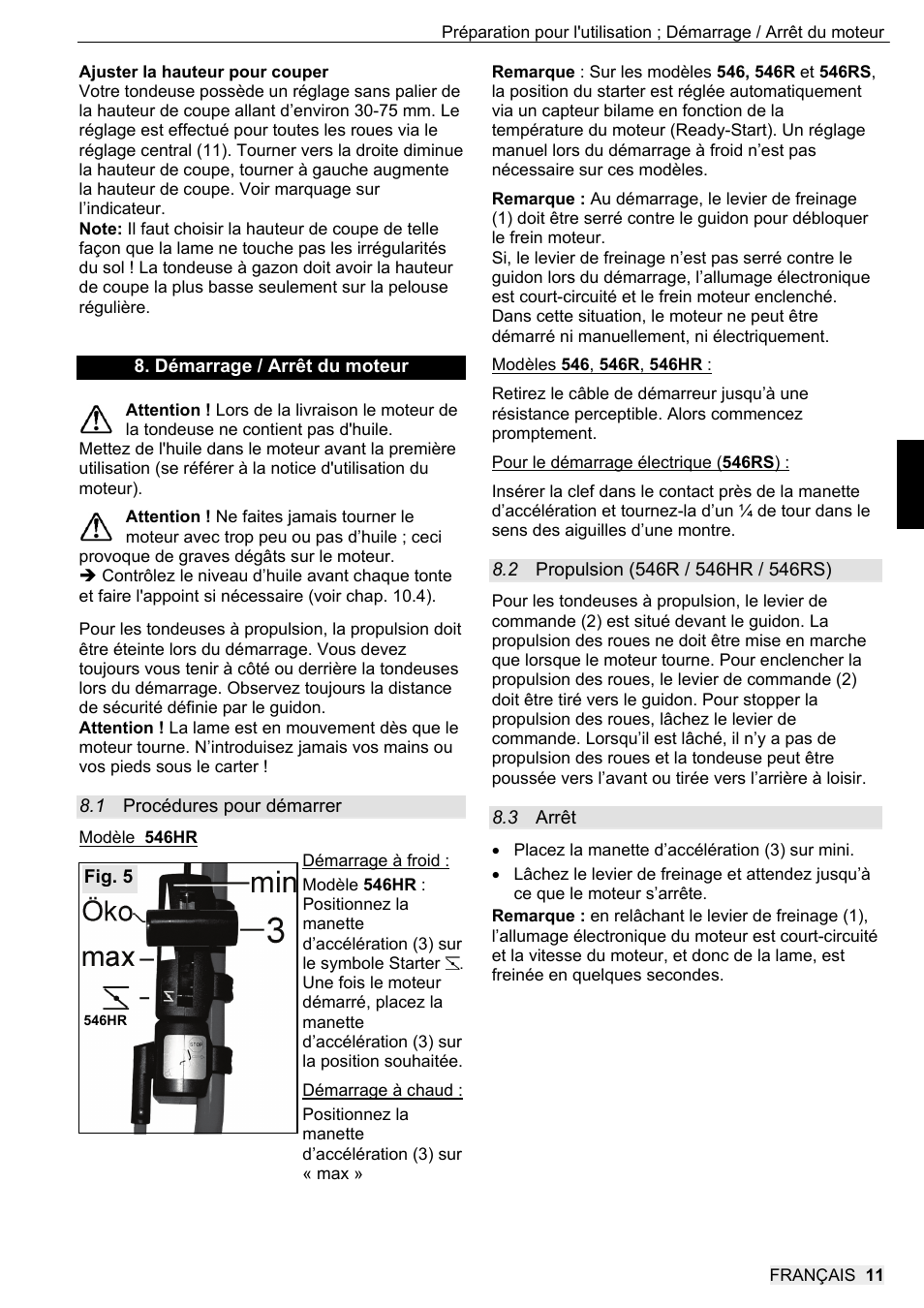 SOLO 546R Rasenmäher _2013 User Manual | Page 43 / 68