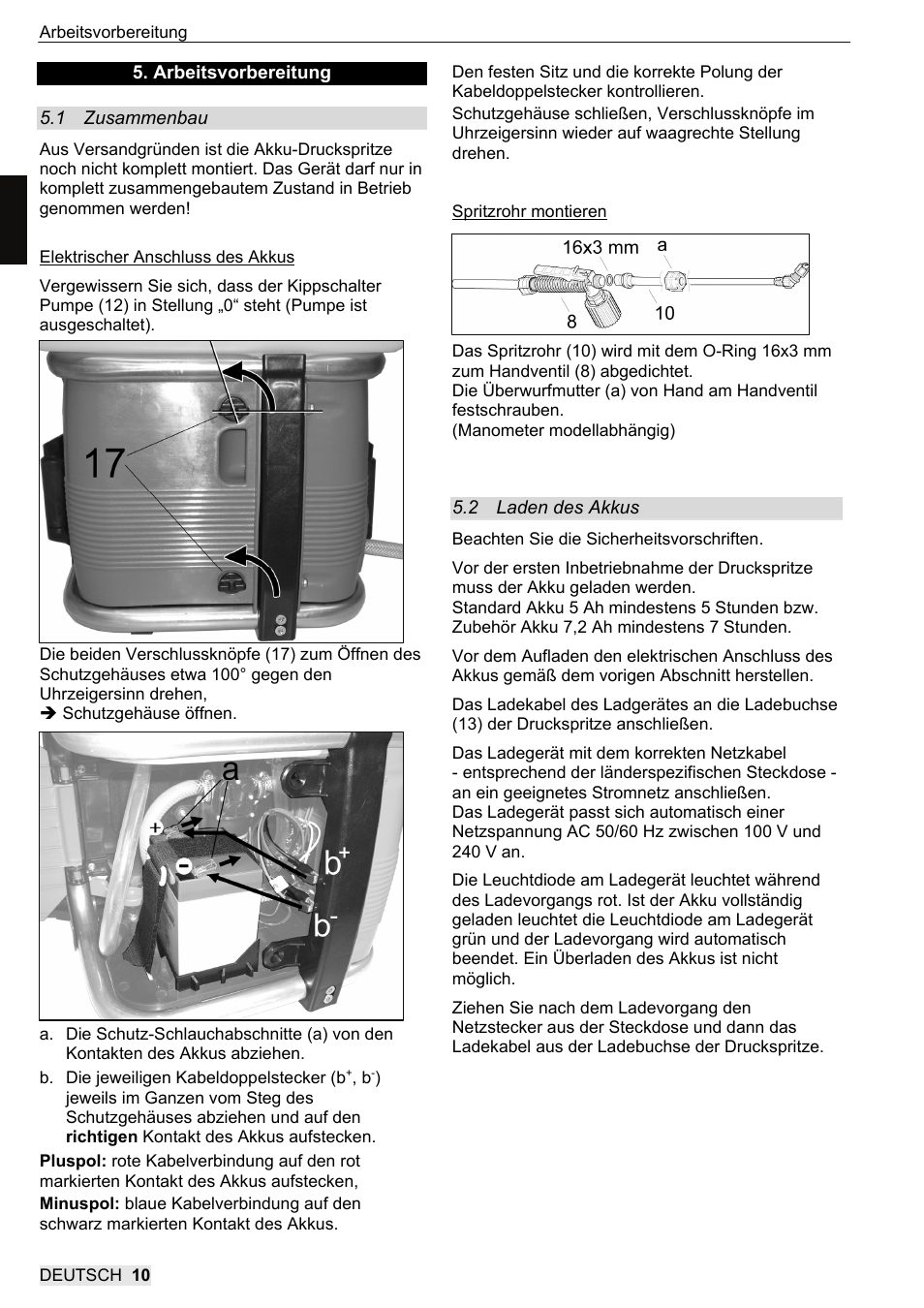 SOLO 416 Rückentragbare Akku-Druckspritze User Manual | Page 10 / 100