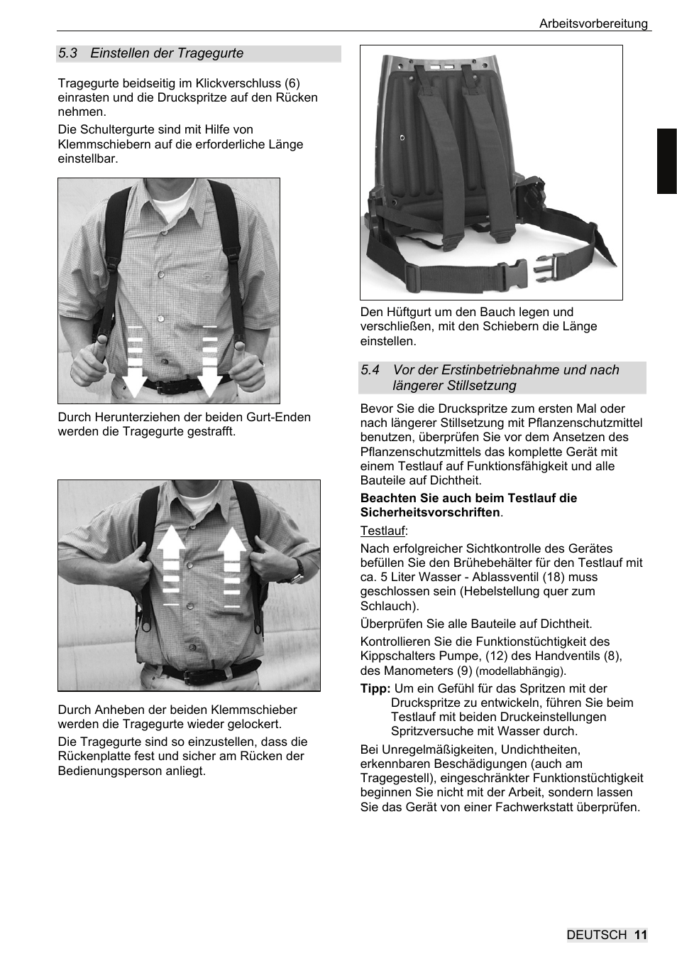 SOLO 416 Rückentragbare Akku-Druckspritze User Manual | Page 11 / 100