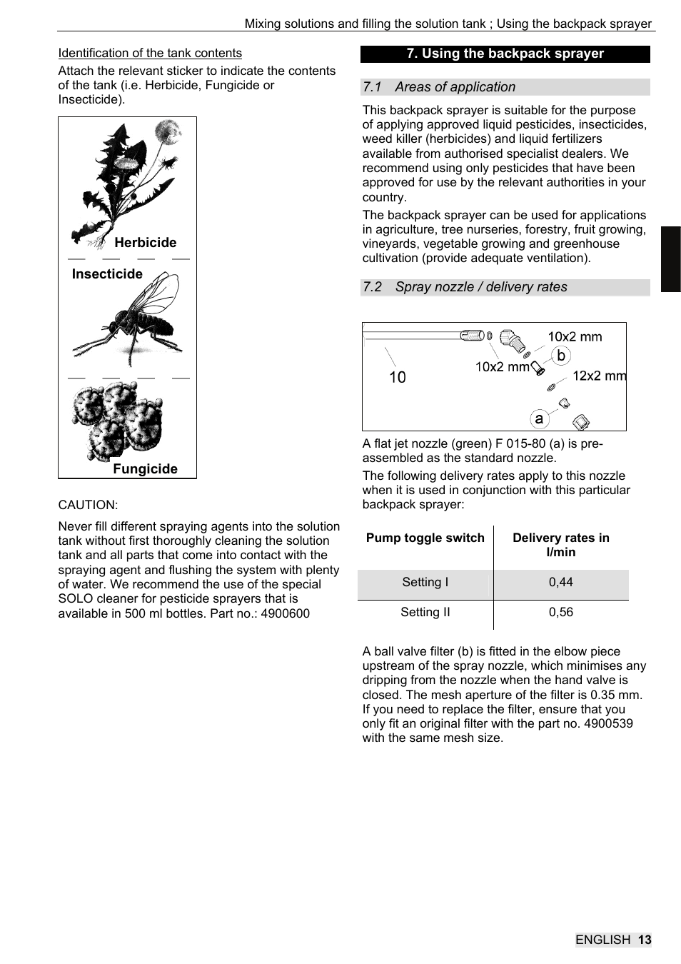 SOLO 416 Rückentragbare Akku-Druckspritze User Manual | Page 29 / 100