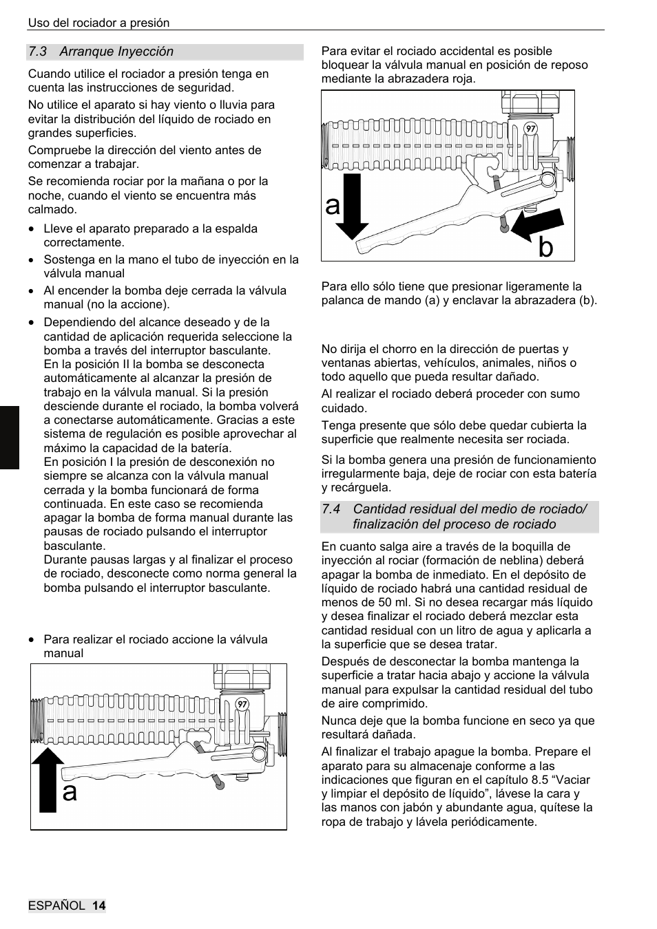 SOLO 416 Rückentragbare Akku-Druckspritze User Manual | Page 62 / 100