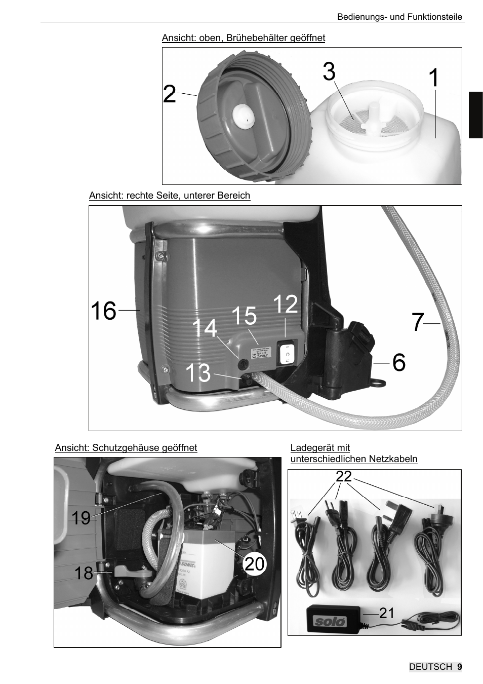 SOLO 416 Rückentragbare Akku-Druckspritze User Manual | Page 9 / 100