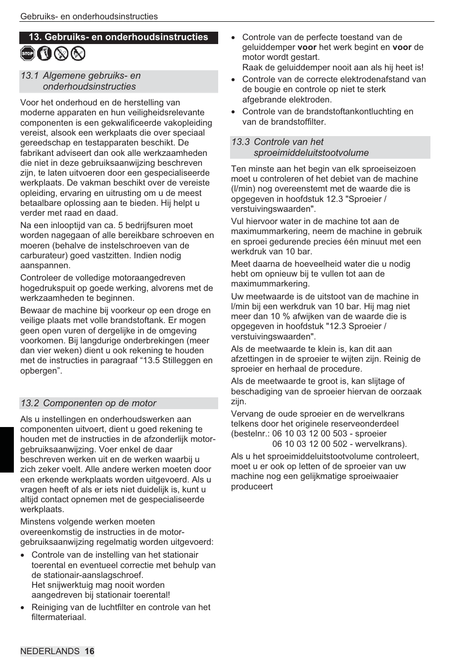 SOLO 433 Hochdruckspritze User Manual | Page 106 / 112