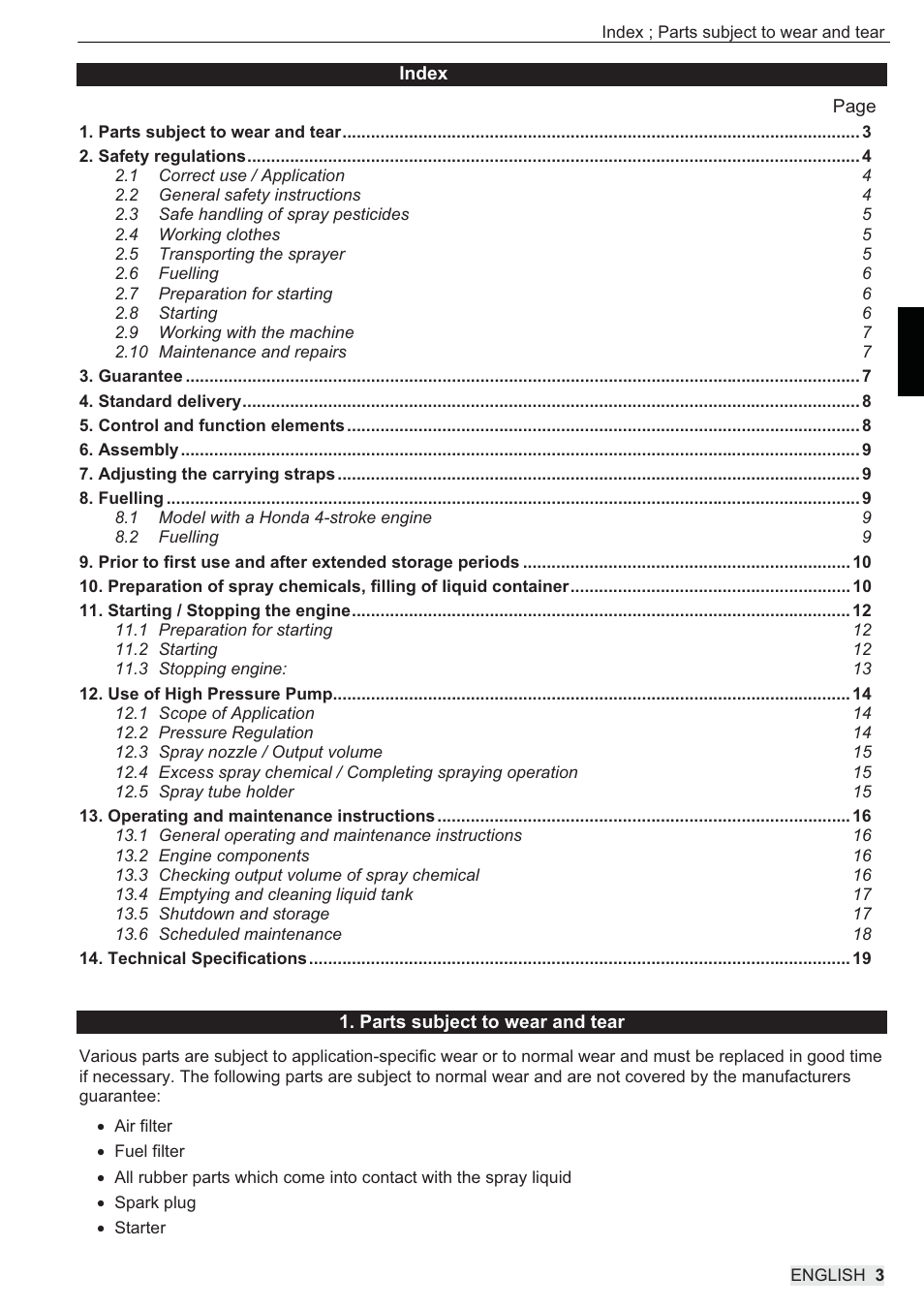 SOLO 433 Hochdruckspritze User Manual | Page 21 / 112