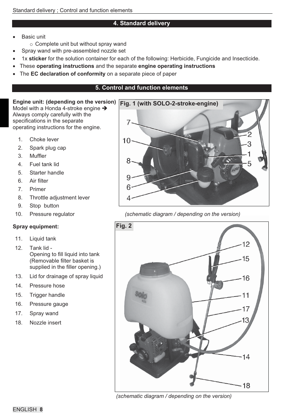 SOLO 433 Hochdruckspritze User Manual | Page 26 / 112