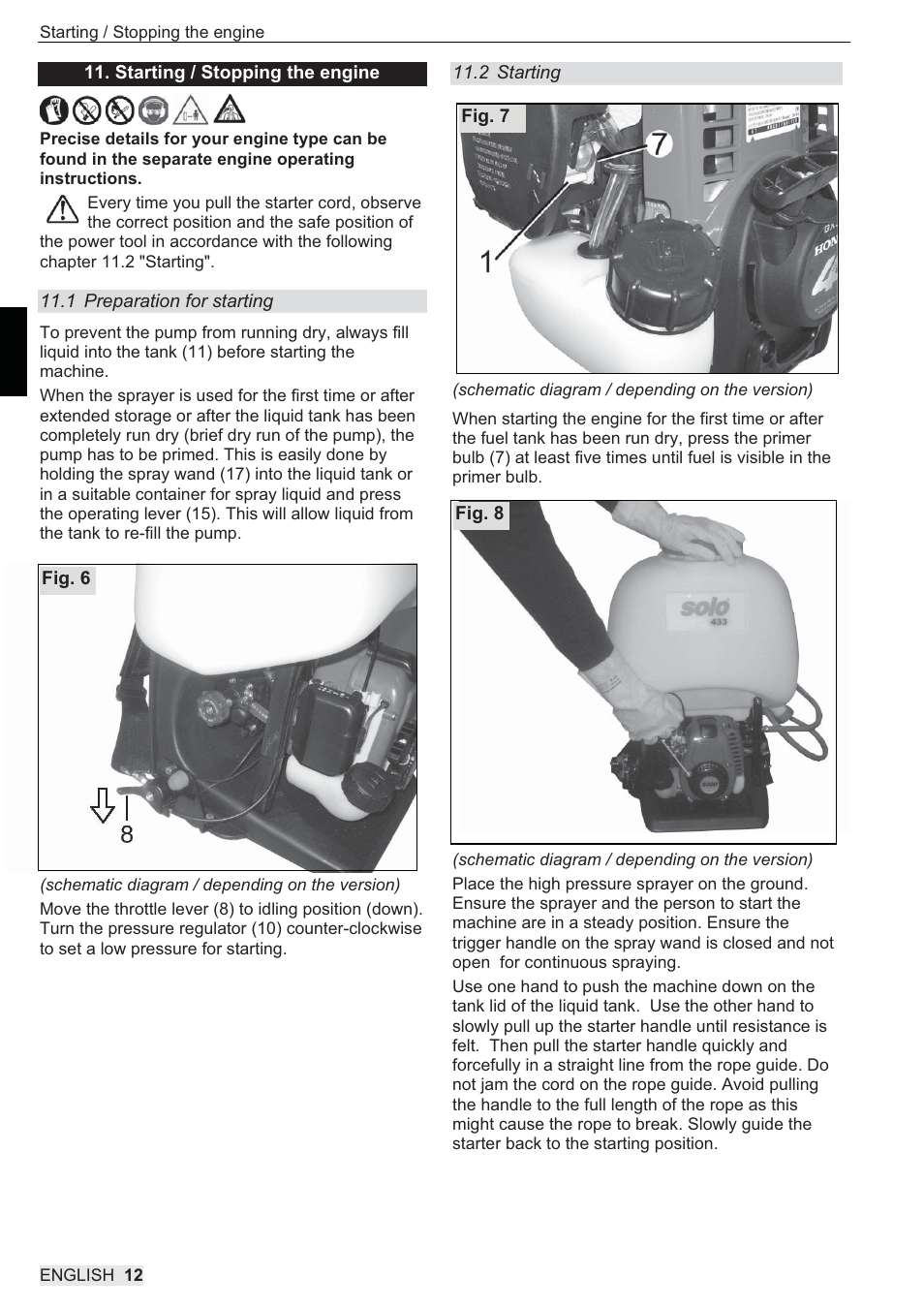 SOLO 433 Hochdruckspritze User Manual | Page 30 / 112
