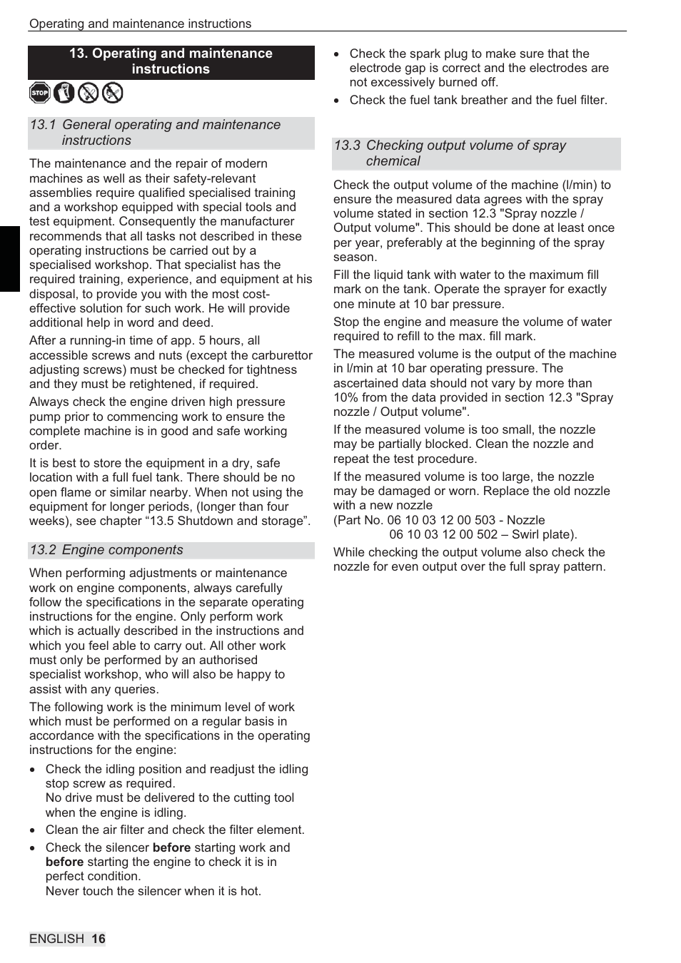 SOLO 433 Hochdruckspritze User Manual | Page 34 / 112