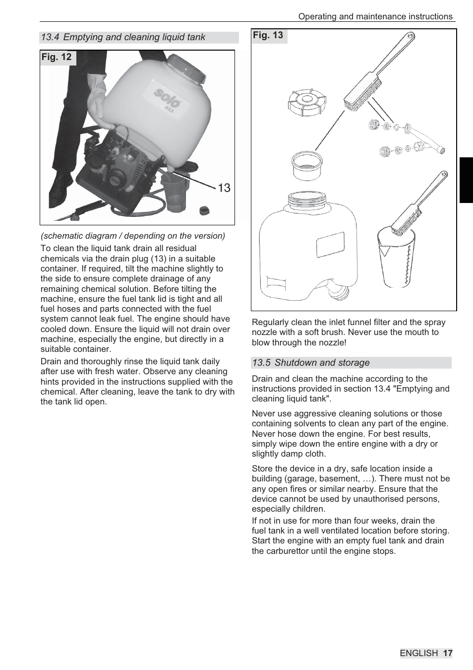 SOLO 433 Hochdruckspritze User Manual | Page 35 / 112
