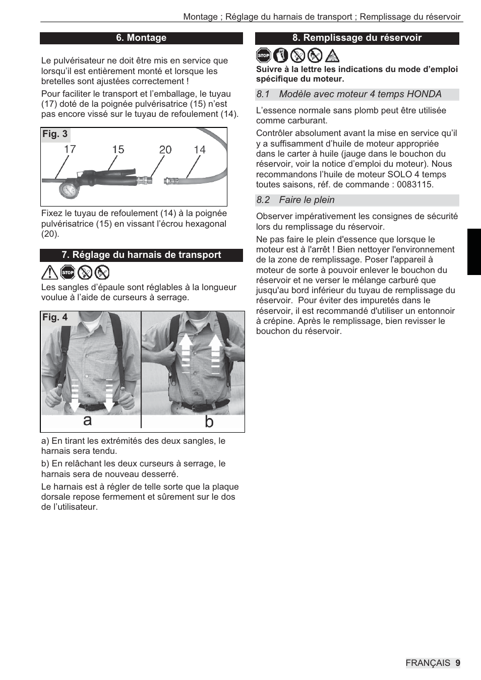 SOLO 433 Hochdruckspritze User Manual | Page 45 / 112