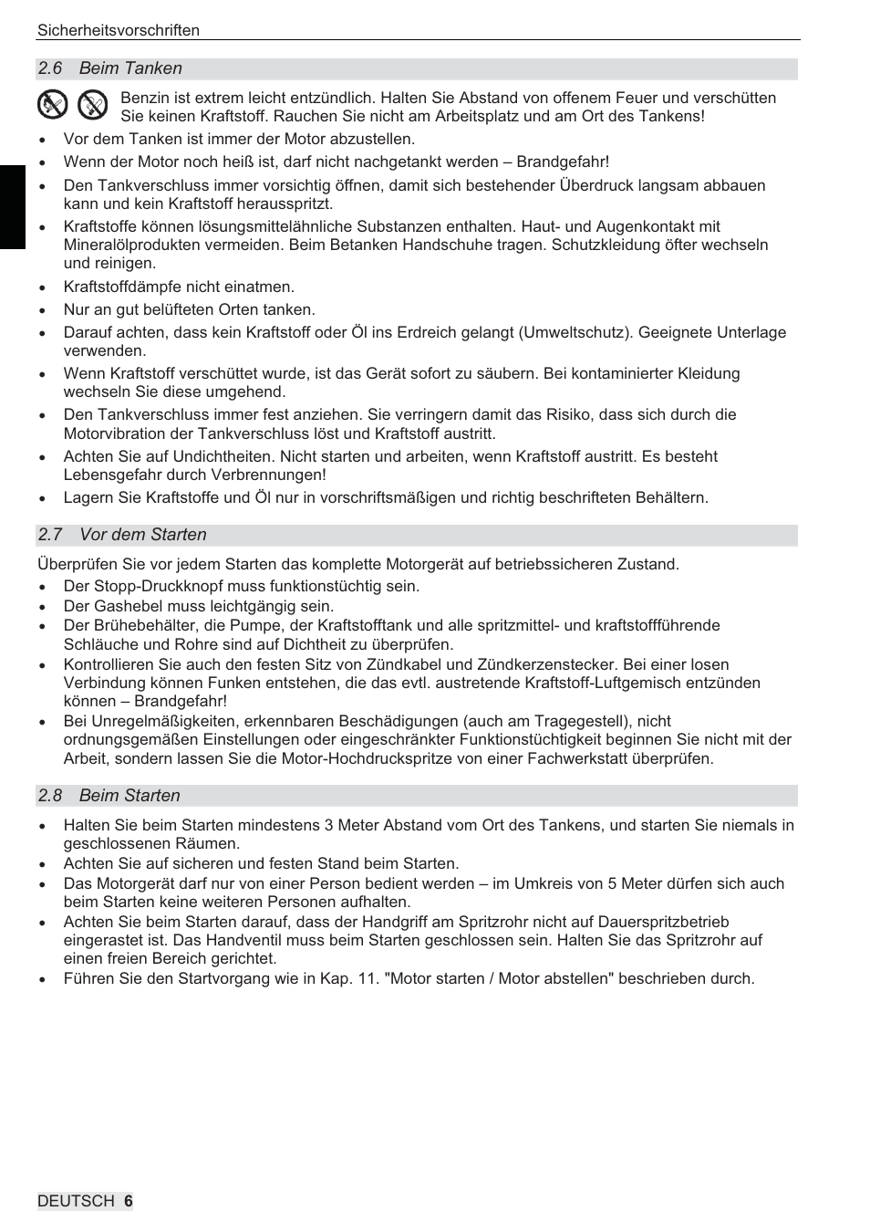 SOLO 433 Hochdruckspritze User Manual | Page 6 / 112