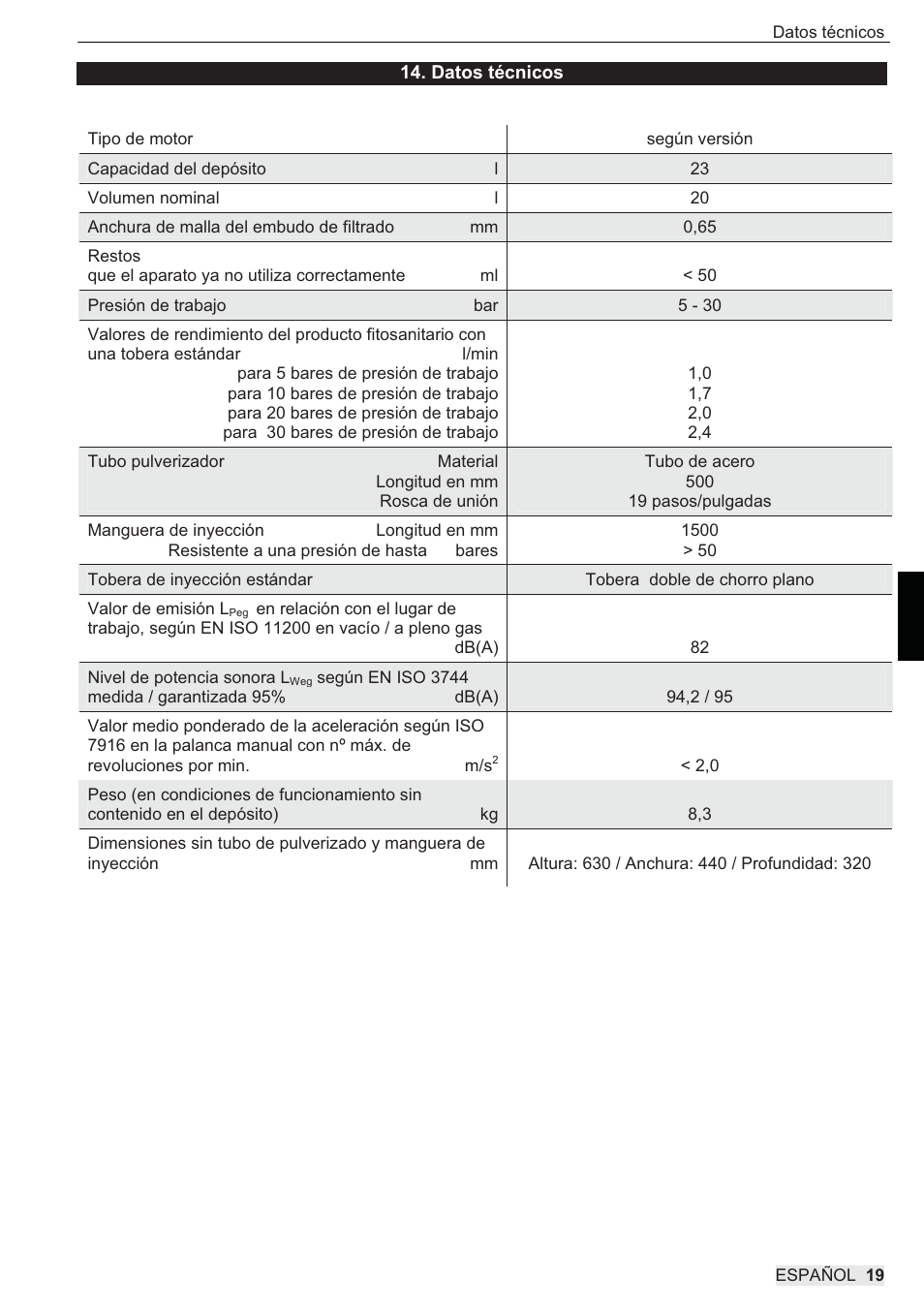 SOLO 433 Hochdruckspritze User Manual | Page 73 / 112