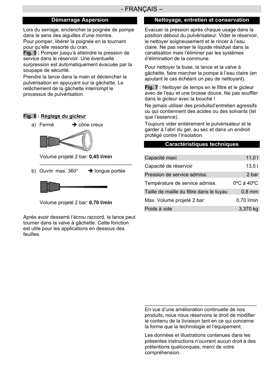 Français | SOLO 453 Trolley-Spritze User Manual | Page 9 / 16