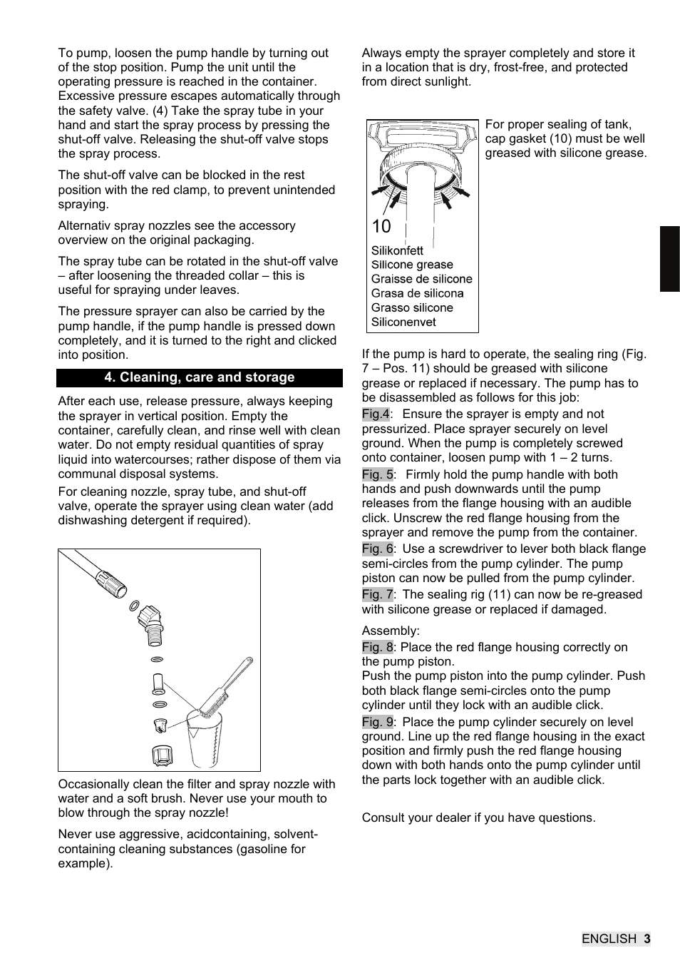 SOLO 456 Handbetätigte Druckspritze User Manual | Page 11 / 32