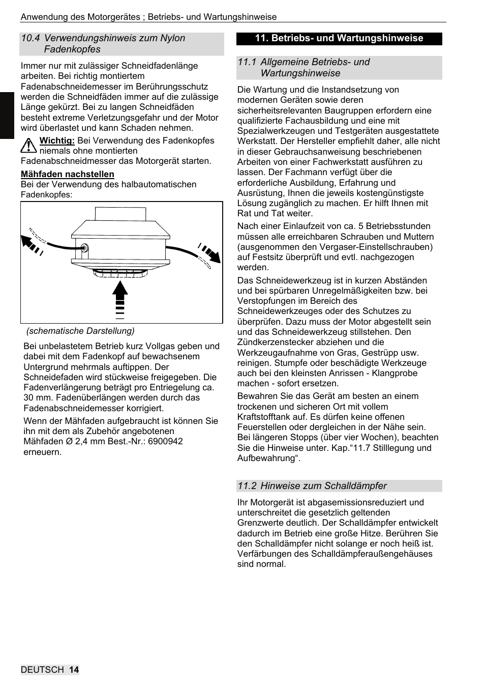 SOLO 104L Grastrimmer User Manual | Page 14 / 104