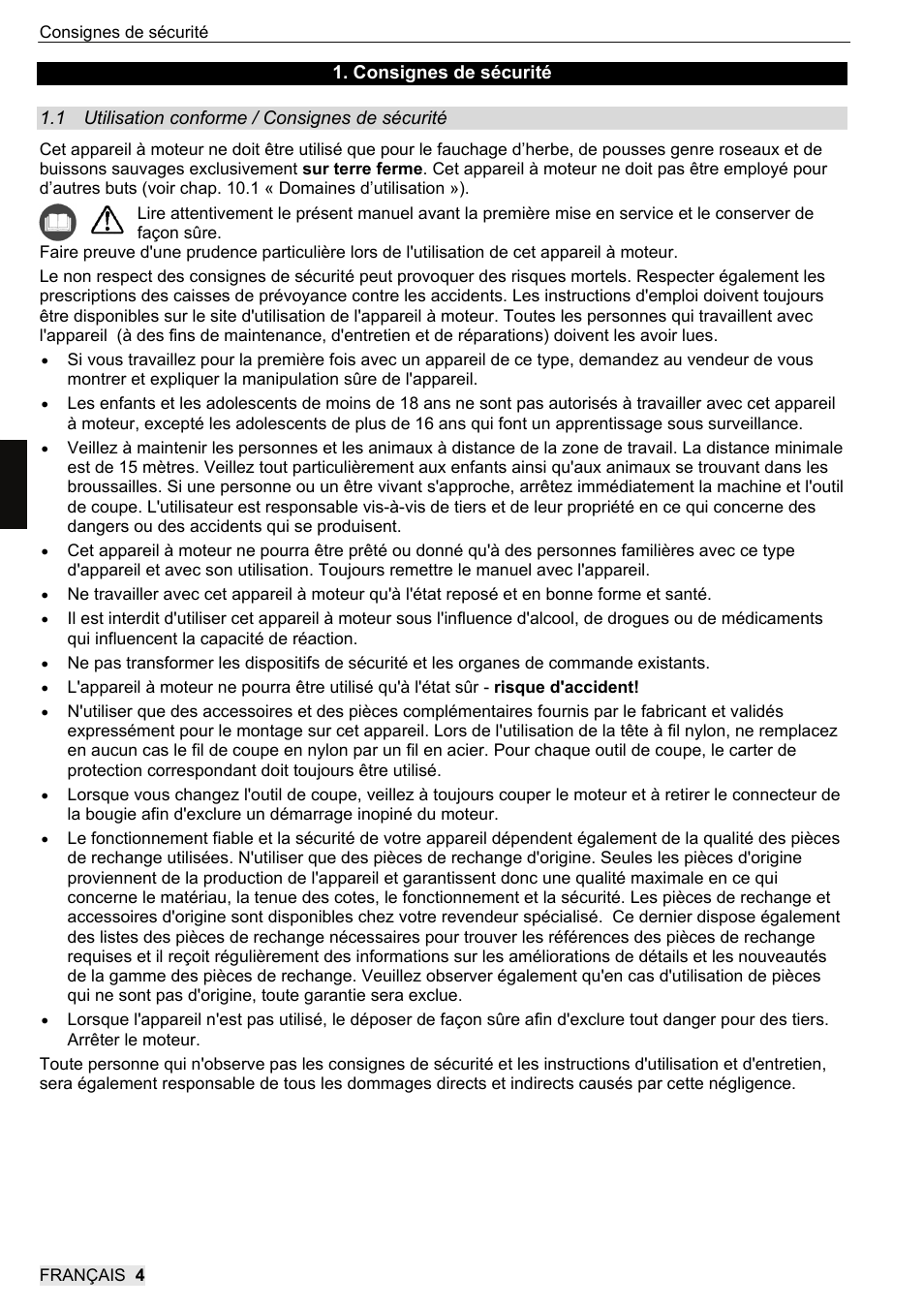 SOLO 104L Grastrimmer User Manual | Page 38 / 104
