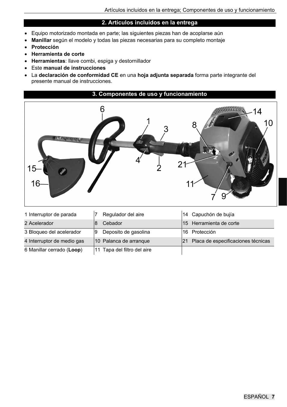 SOLO 104L Grastrimmer User Manual | Page 59 / 104