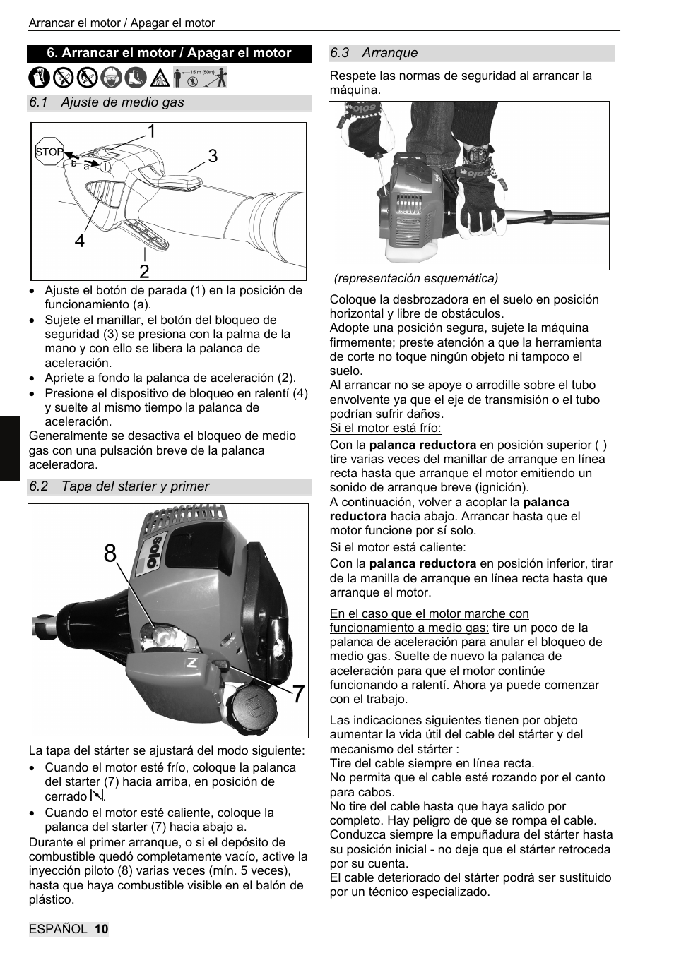 SOLO 104L Grastrimmer User Manual | Page 62 / 104