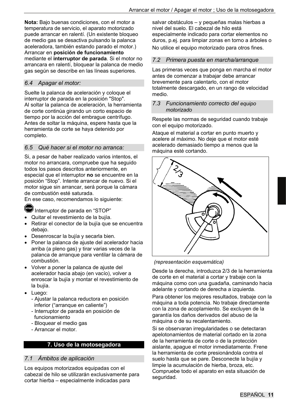 SOLO 104L Grastrimmer User Manual | Page 63 / 104