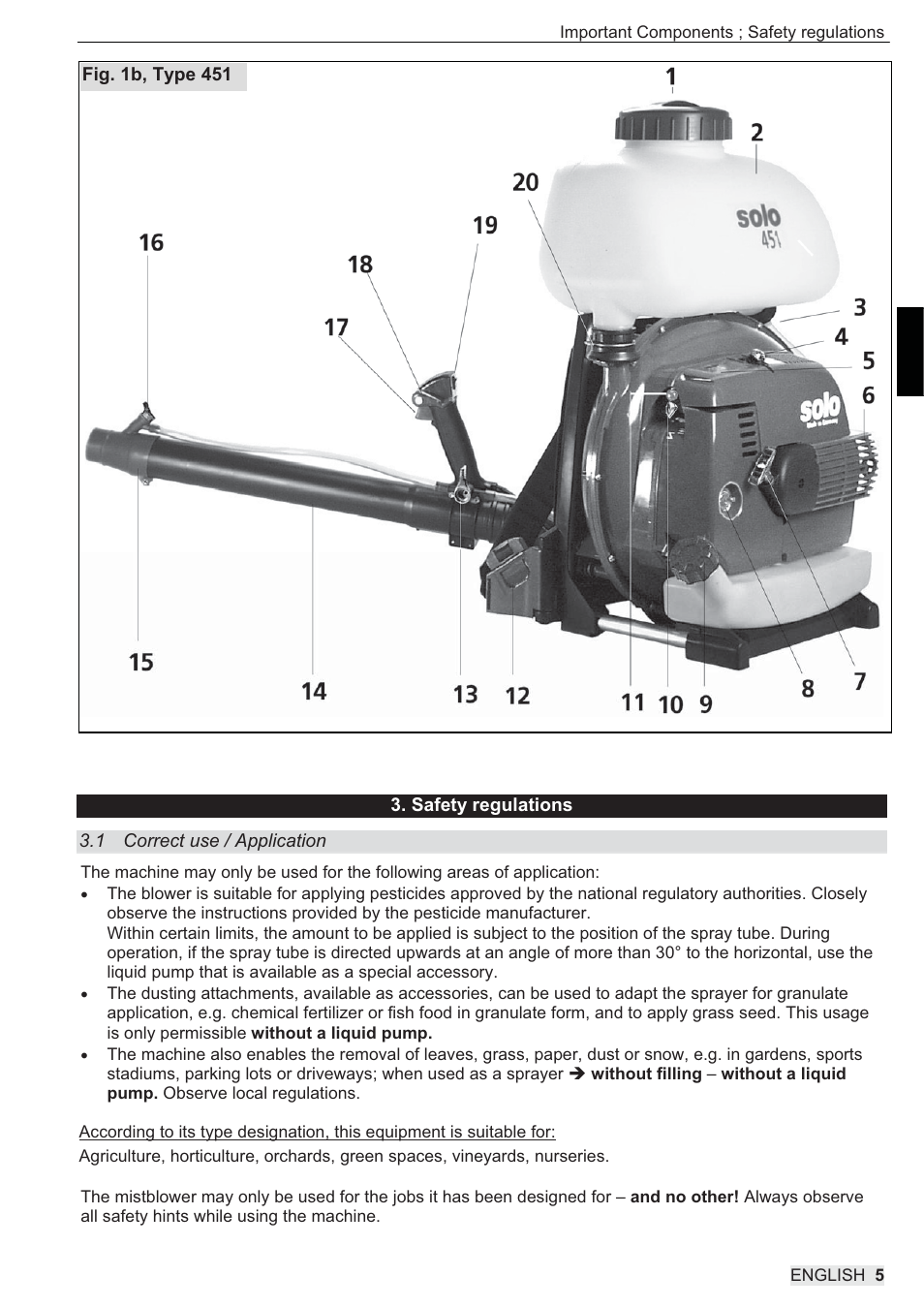 SOLO 444 Motorsprühgerät User Manual | Page 21 / 84