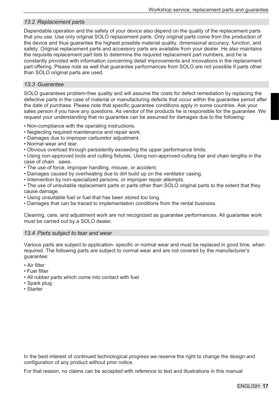 SOLO 444 Motorsprühgerät User Manual | Page 33 / 84