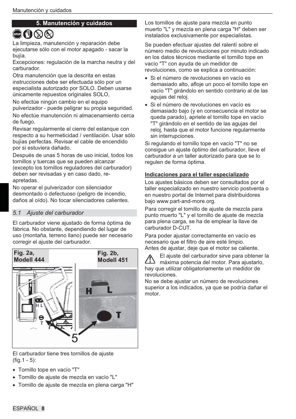 SOLO 444 Motorsprühgerät User Manual | Page 56 / 84