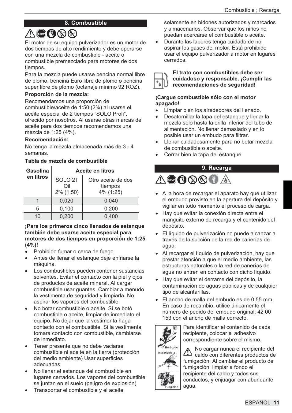 SOLO 444 Motorsprühgerät User Manual | Page 59 / 84