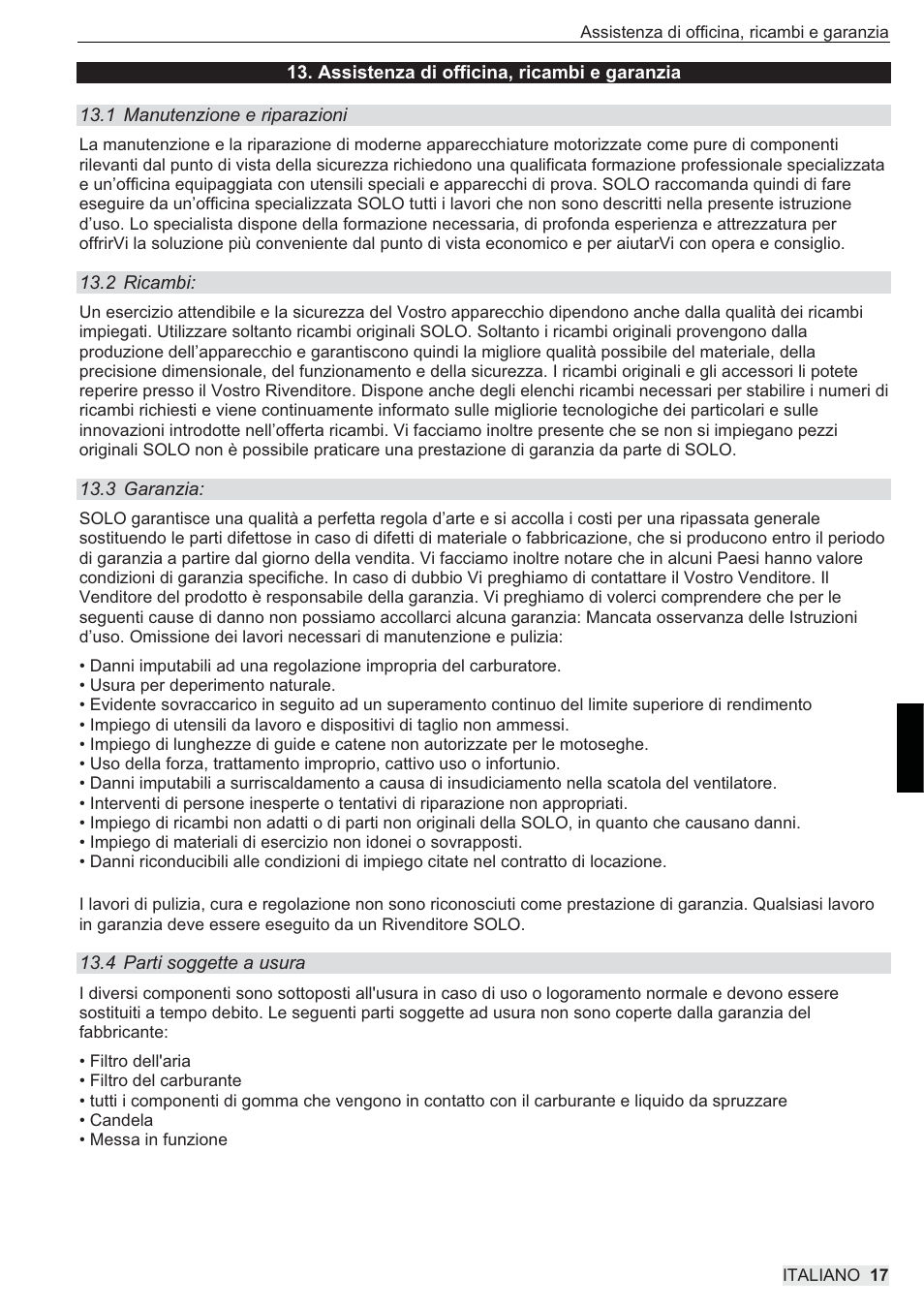 SOLO 444 Motorsprühgerät User Manual | Page 81 / 84
