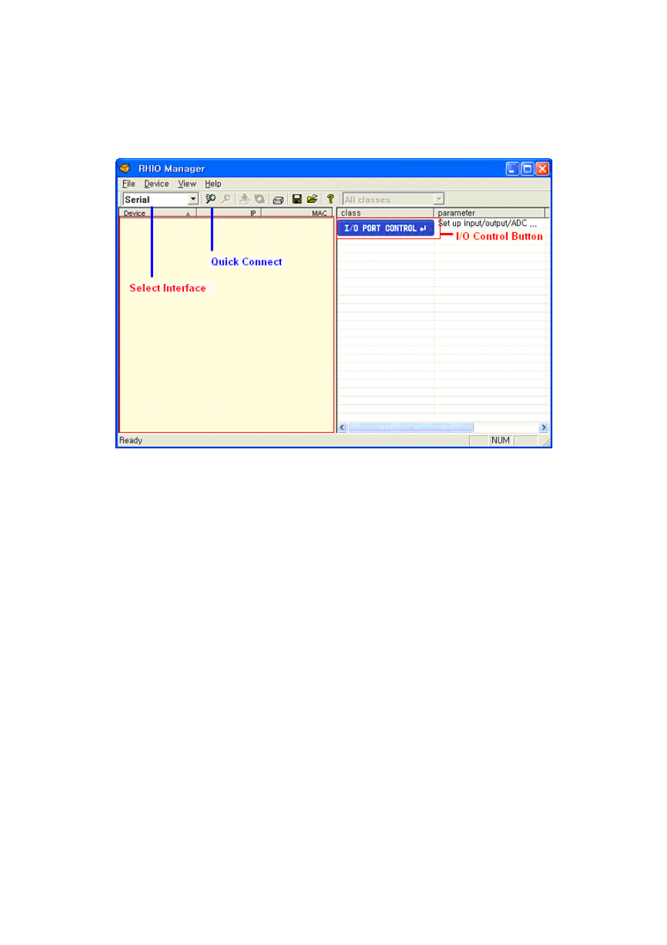 2 basic configuration using rhio manager | SENA Rhio232 User Manual | Page 14 / 76