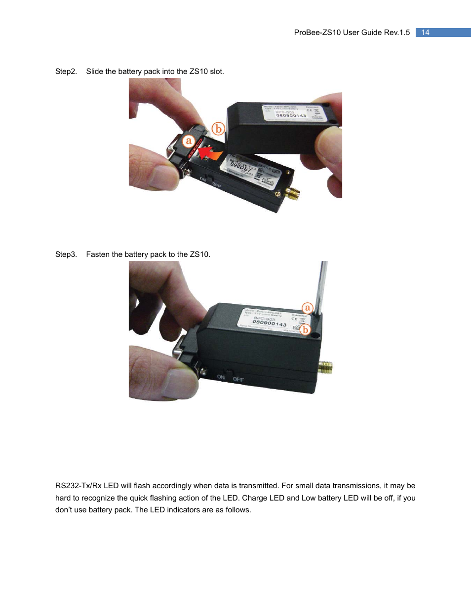 2 configuration, 1 led, Configuration | SENA ProBee-ZS10 User Manual | Page 14 / 76