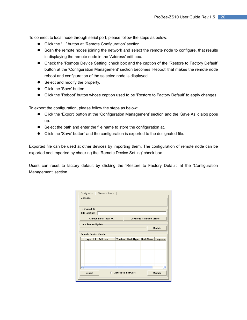 3 firmware update, Firmware update | SENA ProBee-ZS10 User Manual | Page 20 / 76