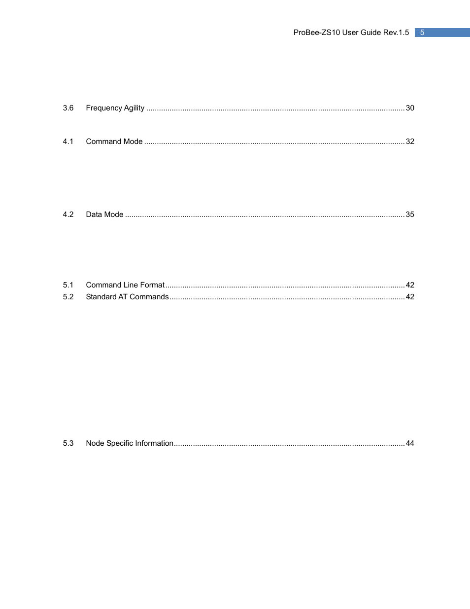 SENA ProBee-ZS10 User Manual | Page 5 / 76
