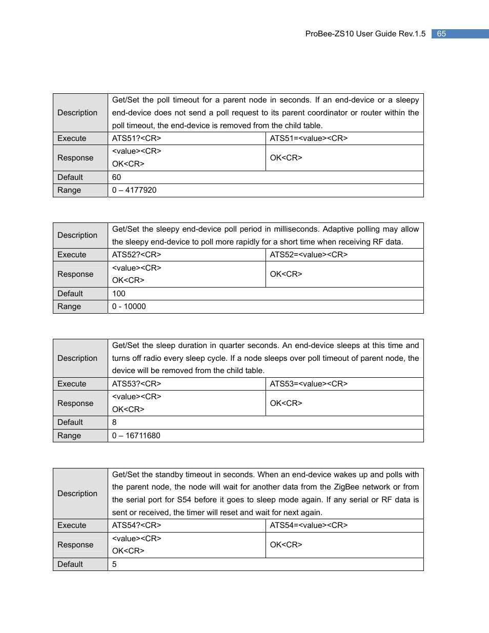 4 end-device, 1 s51, 2 s52 | 3 s53, 4 s54, End-device | SENA ProBee-ZS10 User Manual | Page 65 / 76