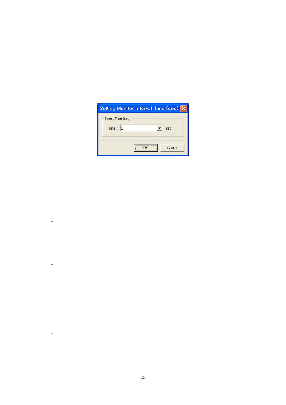 2 specifying monitoring interval, 3 monitoring i/o port, 4 controlling digital output port | SENA Rhio10 User Manual | Page 33 / 99