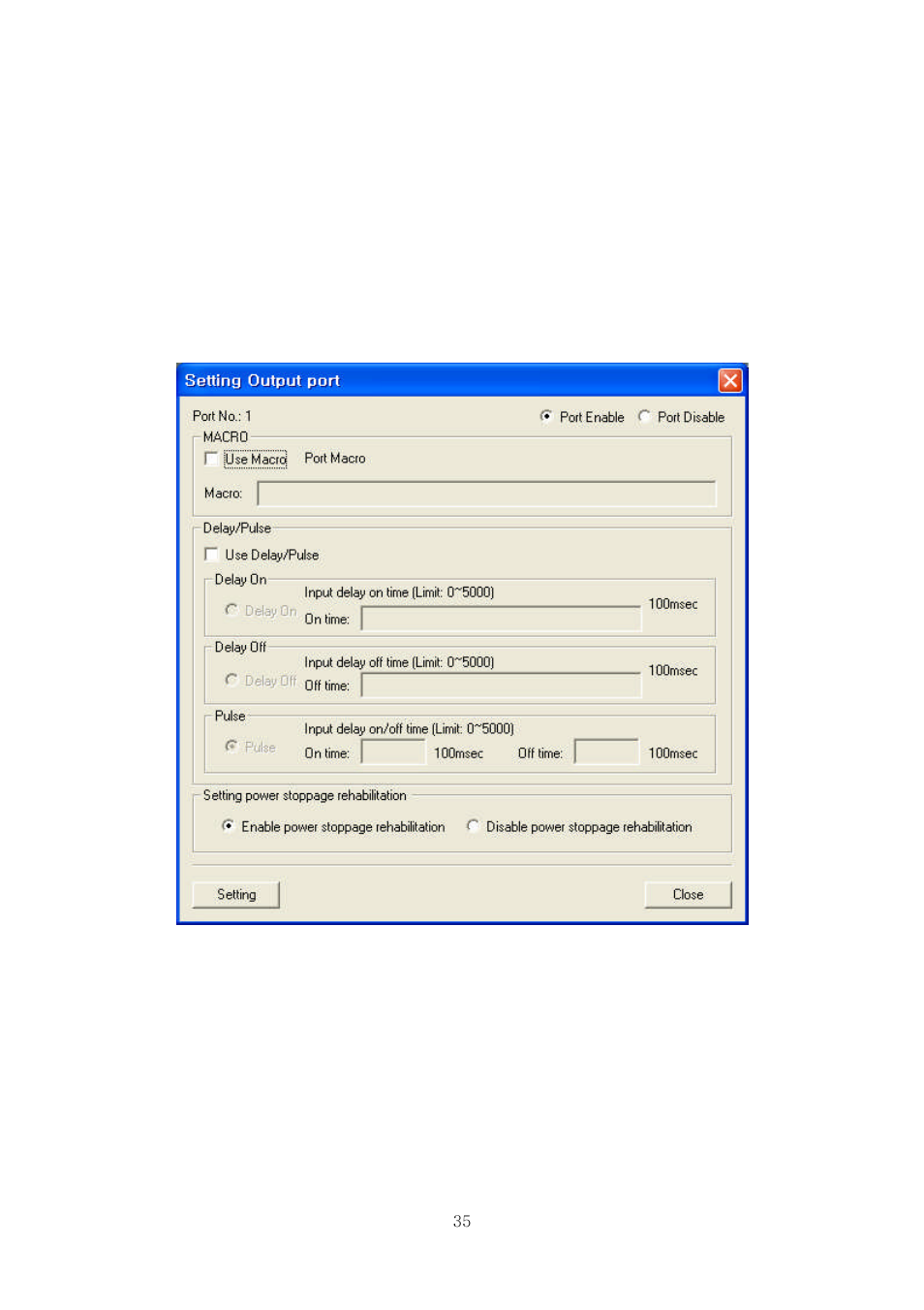3 digital output port setting | SENA Rhio10 User Manual | Page 35 / 99