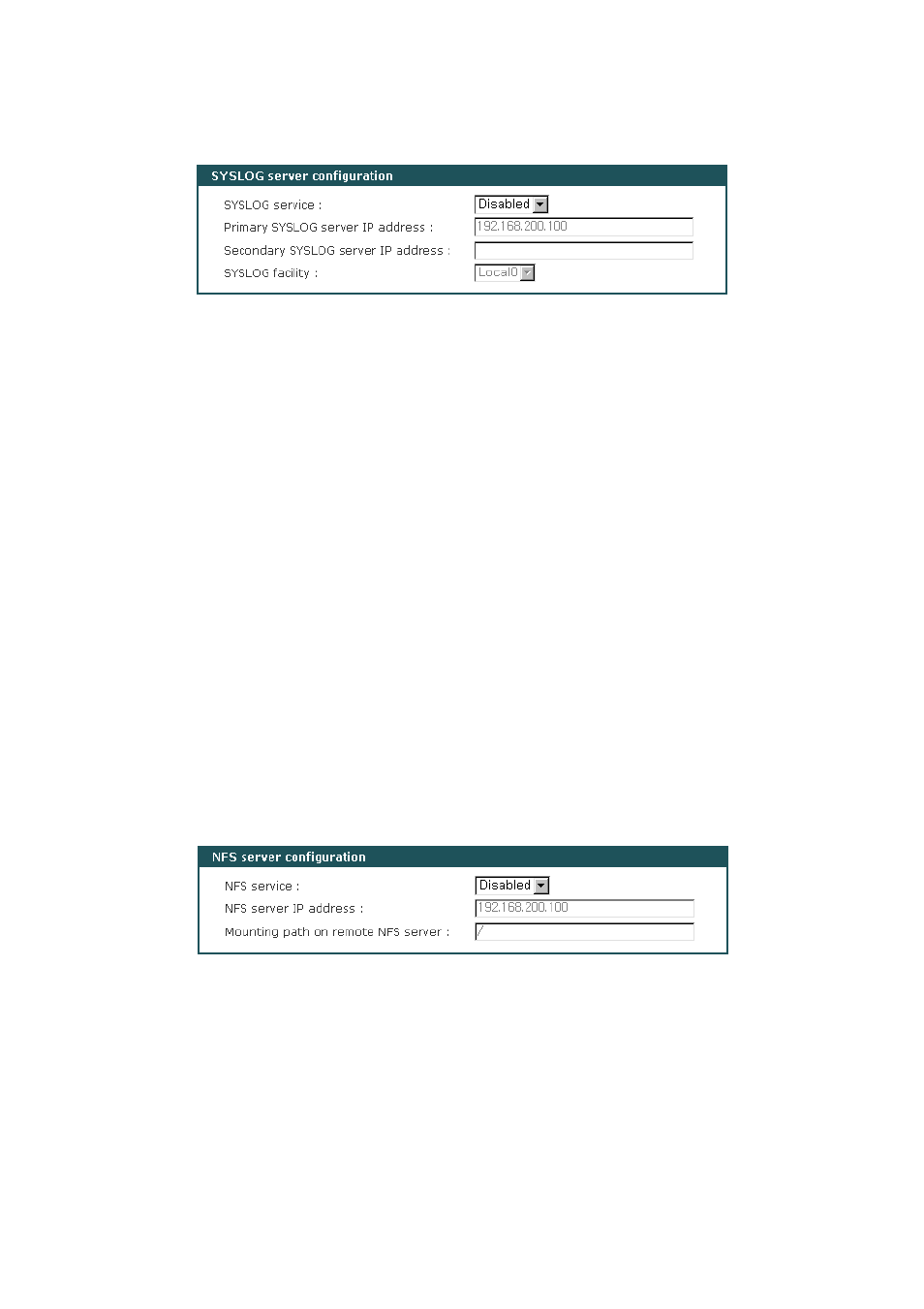 7 nfs server configuration | SENA UPSLink100 User Manual | Page 33 / 54