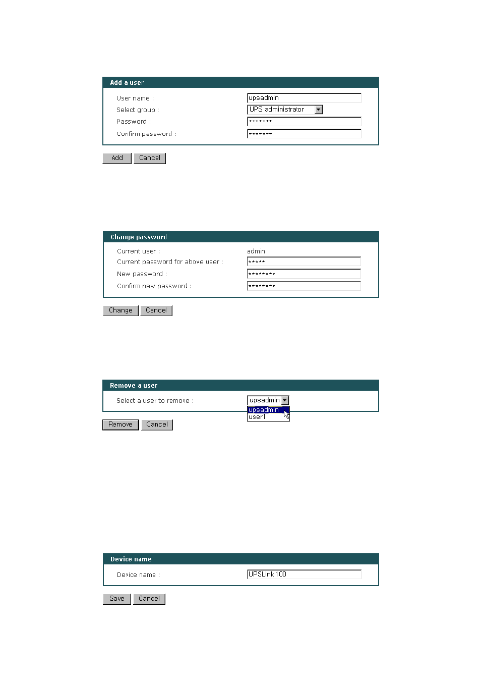 2 device name configuration | SENA UPSLink100 User Manual | Page 40 / 54