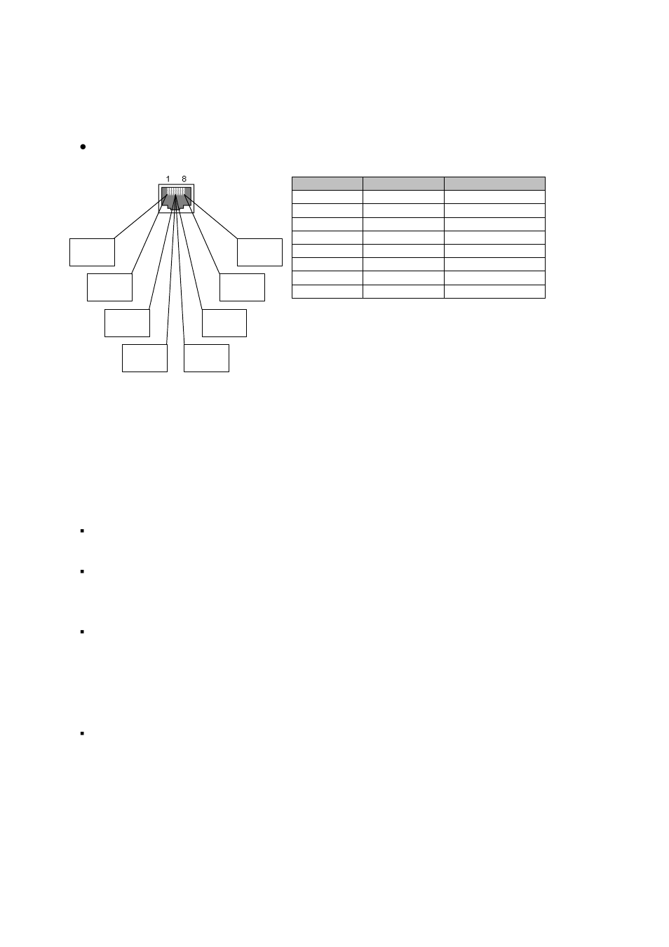 2) rj45 connector, 3) status indicator led's | SENA HD132x Series User Manual | Page 8 / 56