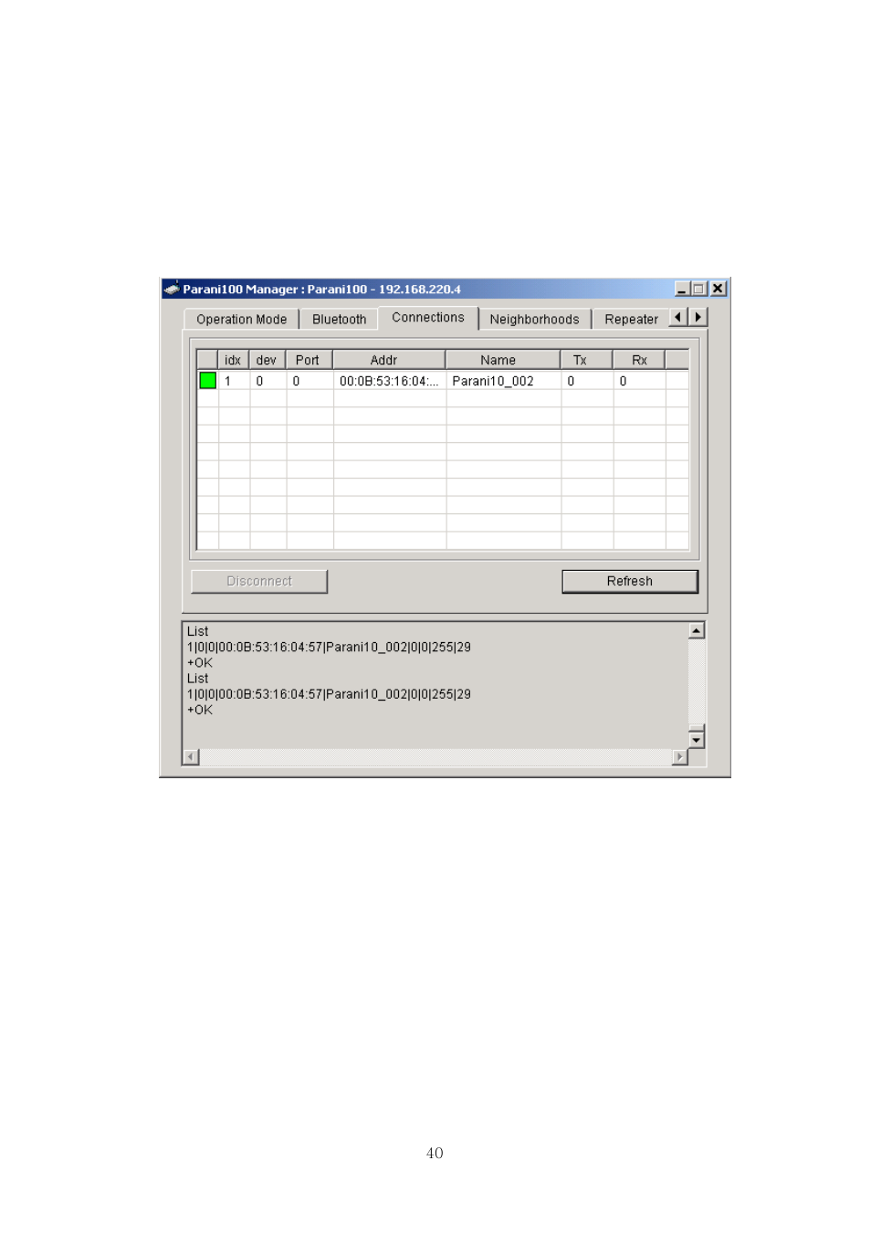SENA Parani100 User Manual | Page 40 / 69