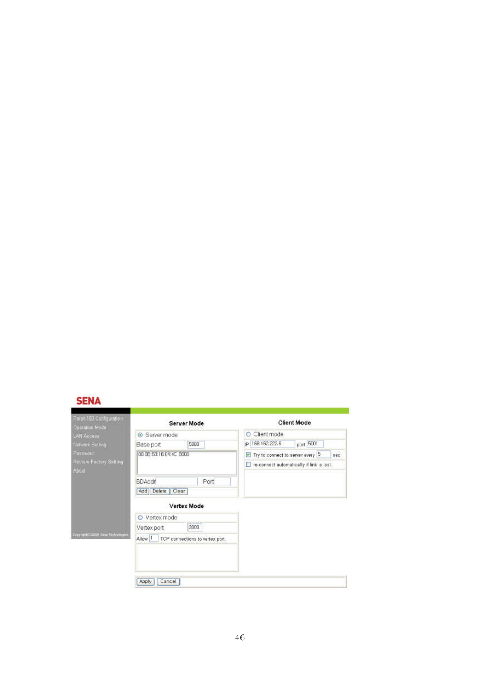 SENA Parani100 User Manual | Page 46 / 69