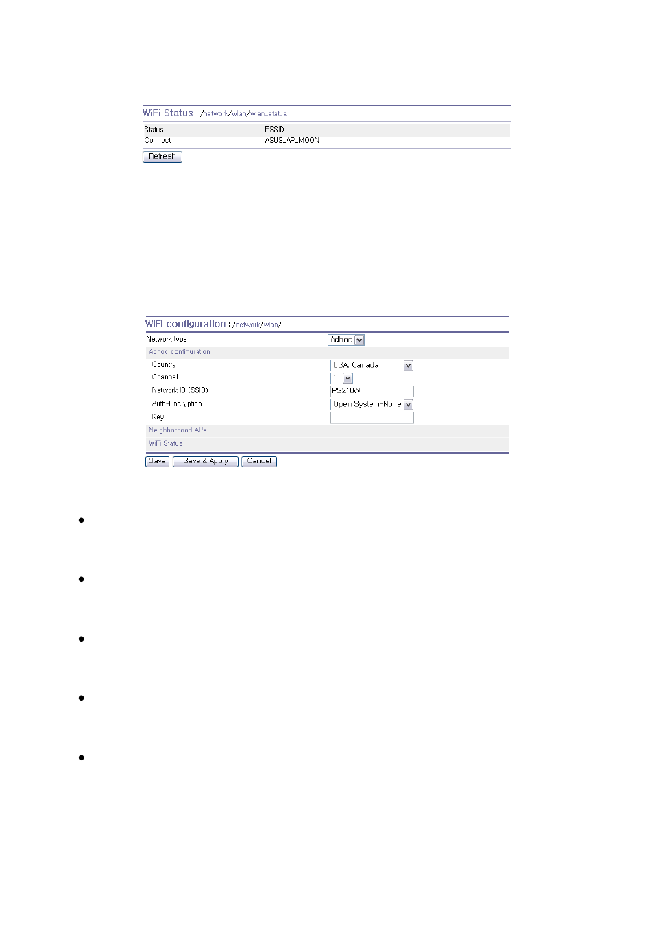 Adhoc configuration | SENA PS210W User Manual | Page 28 / 104