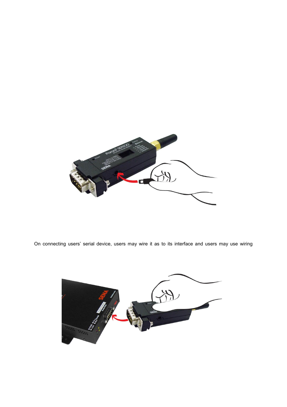 Connecting the hardware | SENA Parani-SD1100 User Manual | Page 11 / 53