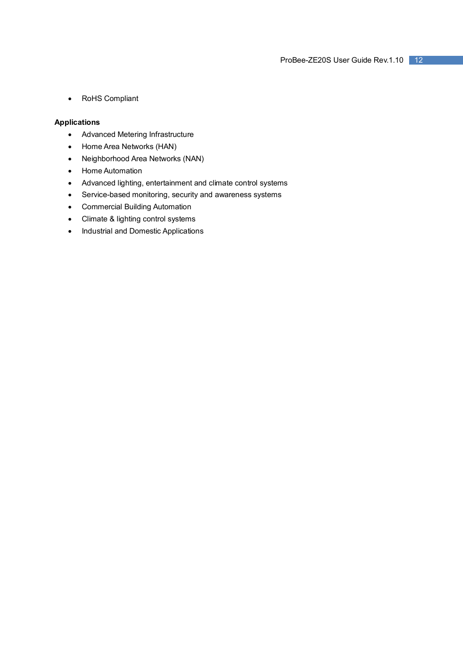 SENA ProBee-ZE20S User Manual | Page 12 / 102
