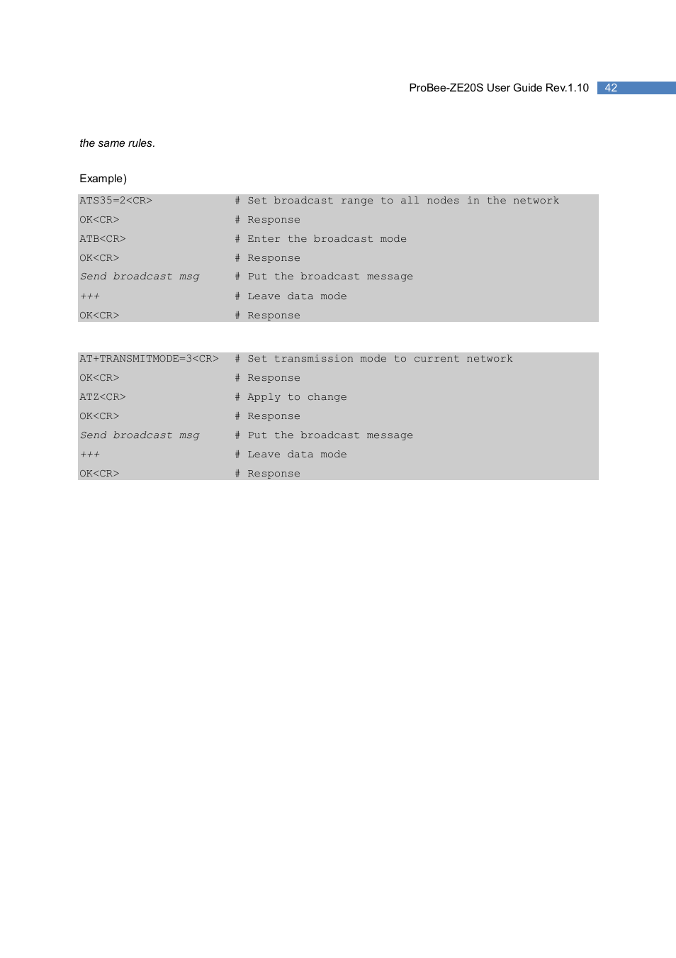 SENA ProBee-ZE20S User Manual | Page 42 / 102