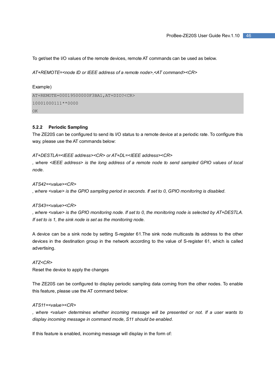 SENA ProBee-ZE20S User Manual | Page 46 / 102